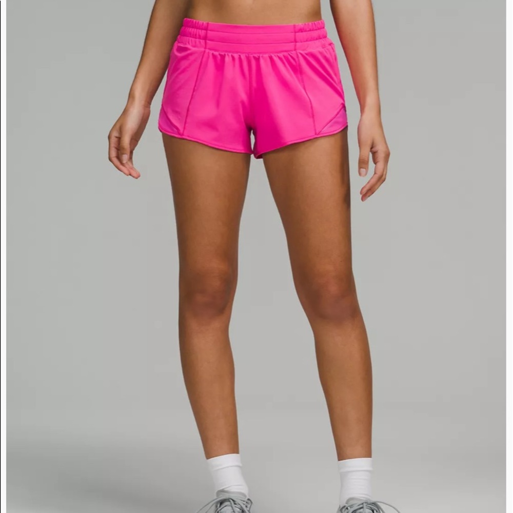 WORN ONCE Purple 2.5” Hottie Hot Lululemon Shorts